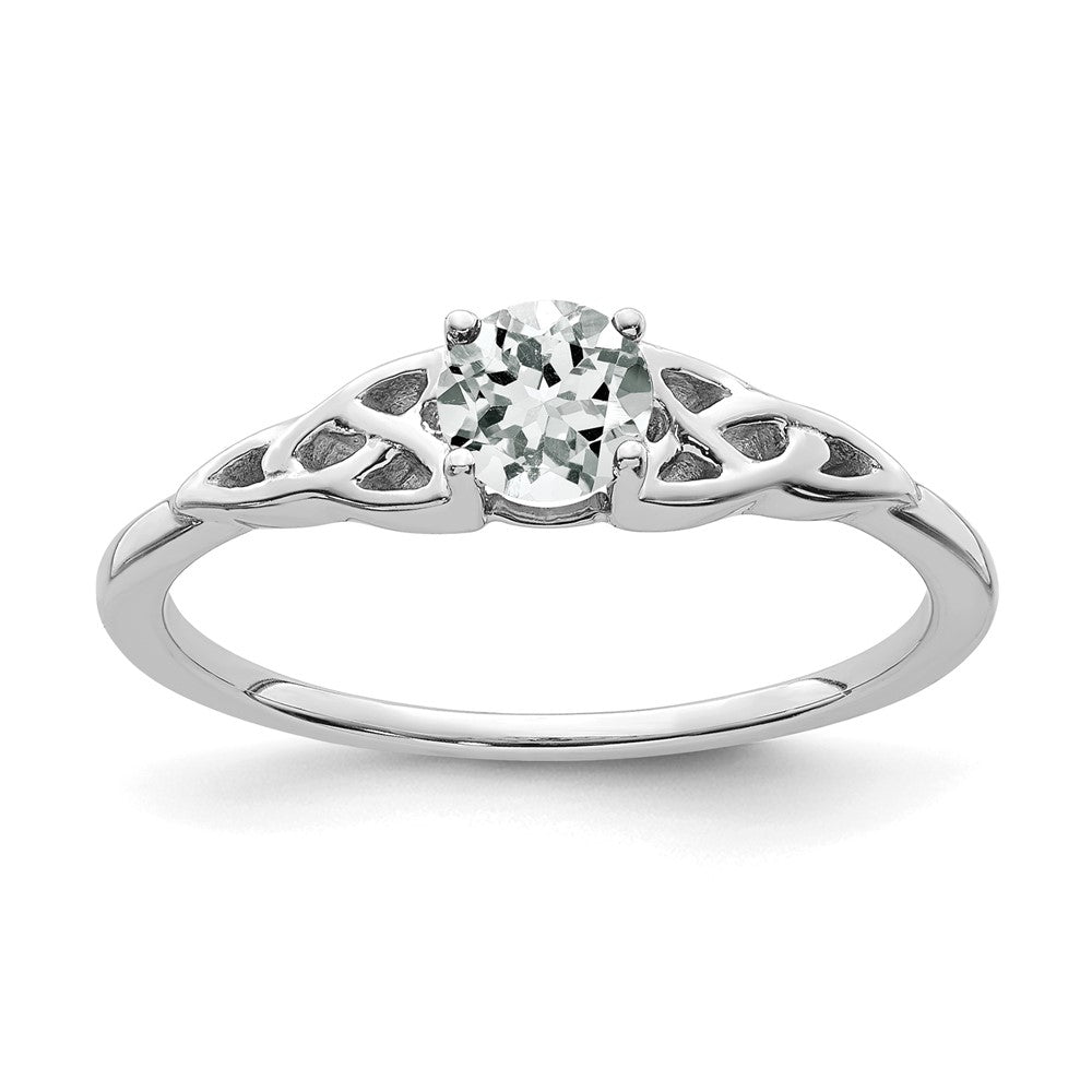 Gemstone Celtic Knot Rings
