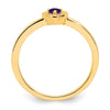Gemstone Heart Rings
