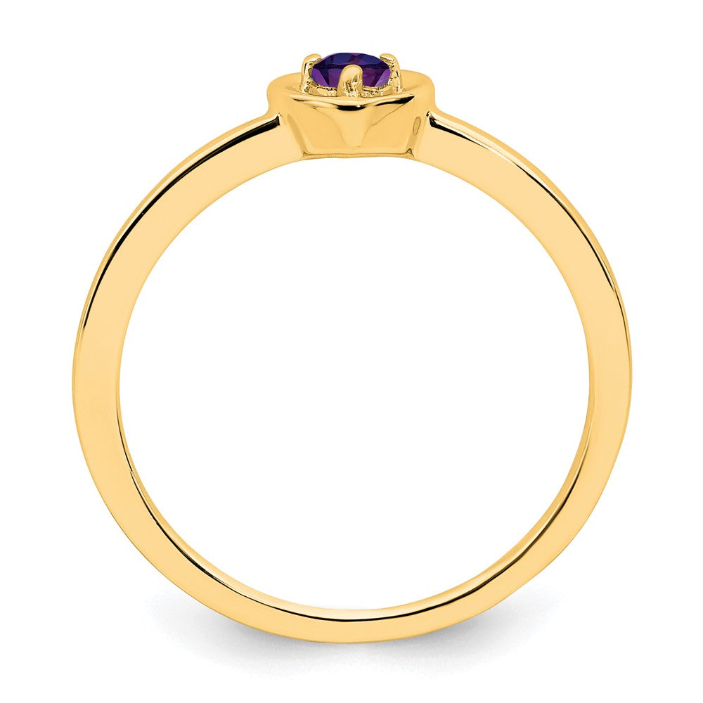 Gemstone Heart Rings