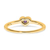 Gemstone Heart Rings