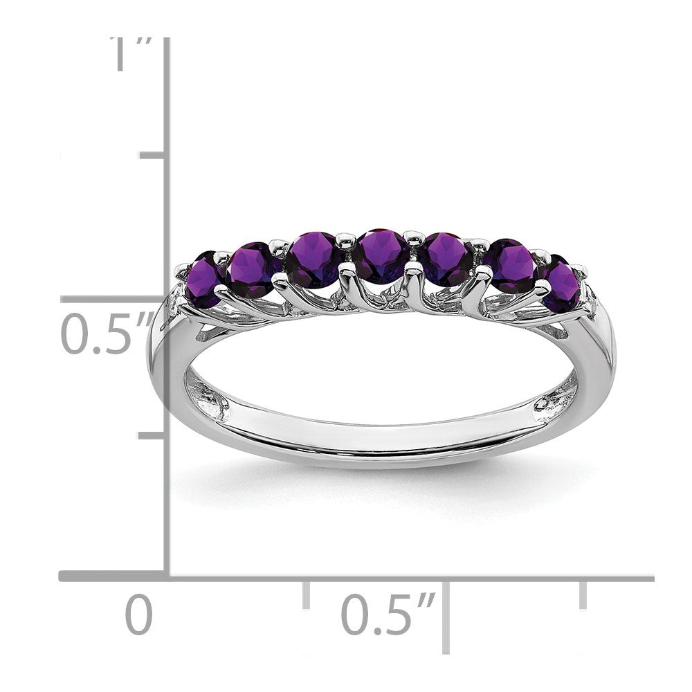 Gemstone and Diamond 7-stone Ring — 0U5