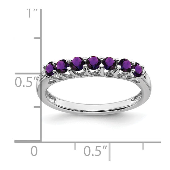 Gemstone and Diamond 7-stone Ring — 0TQ