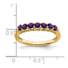 Gemstone and Diamond 7-stone Ring — 0TE