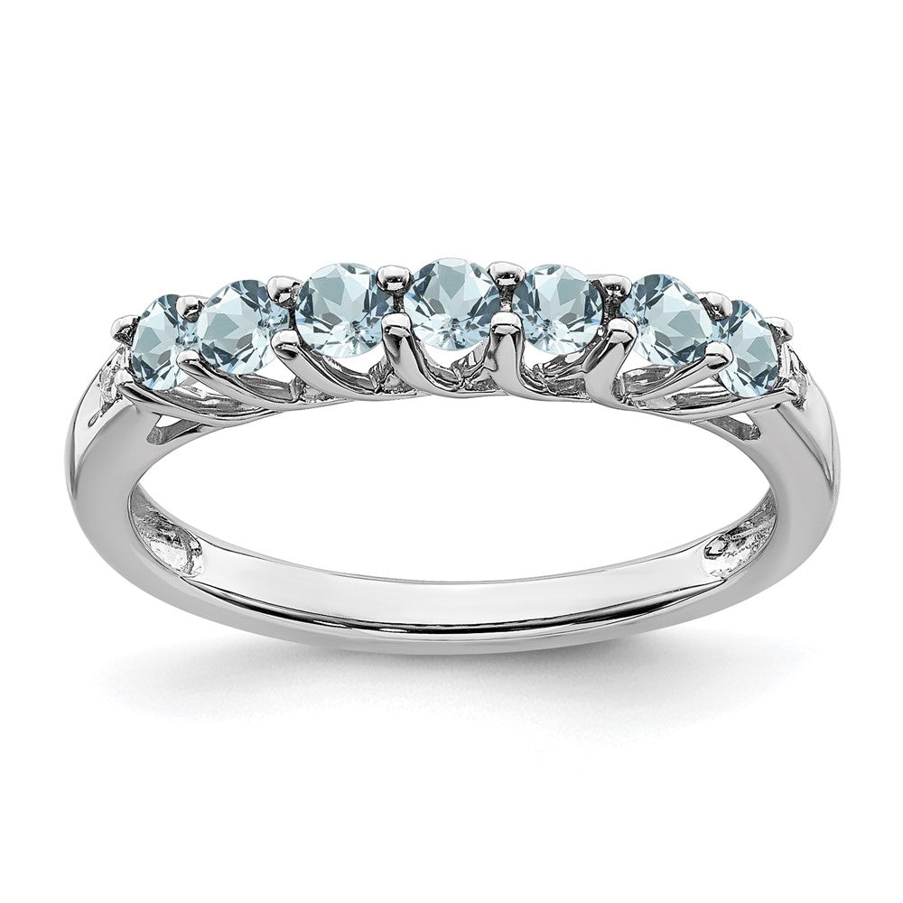 Gemstone and Diamond 7-stone Ring — 0SW