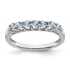 Gemstone and Diamond 7-stone Ring — 0TR