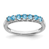 Gemstone and Diamond 7-stone Ring — 0UC