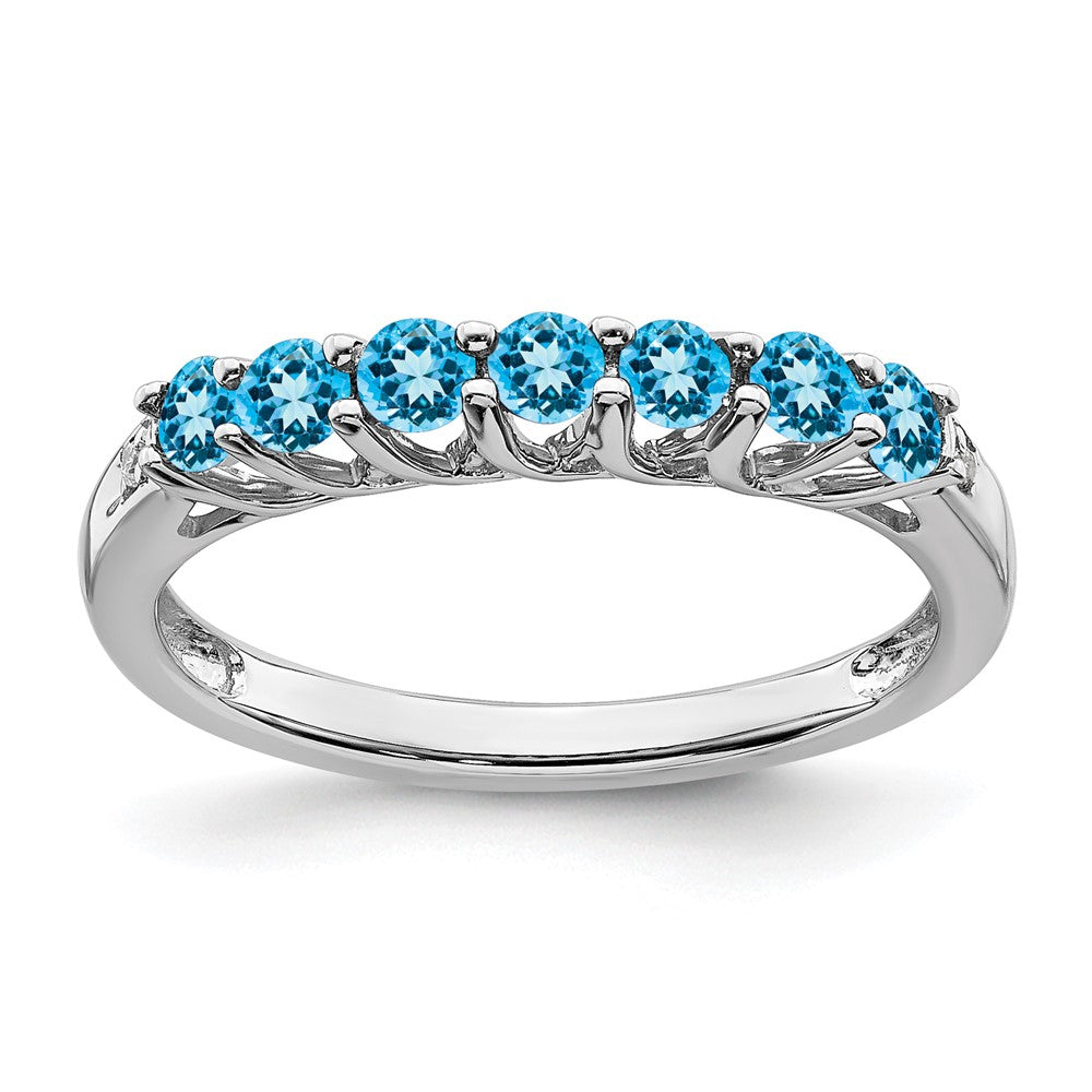 Gemstone and Diamond 7-stone Ring — 0TD