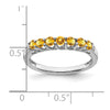 Gemstone and Diamond 7-stone Ring — 0SZ