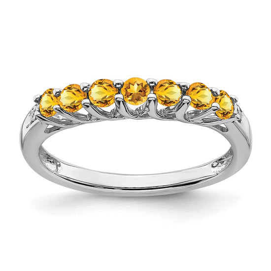 Gemstone and Diamond 7-stone Ring — 0SZ