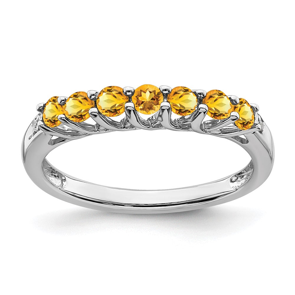 Gemstone and Diamond 7-stone Ring — 0SZ