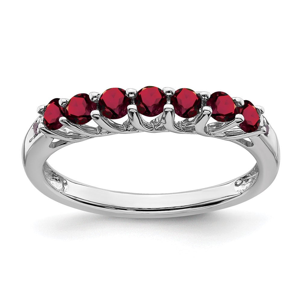 Gemstone and Diamond 7-stone Ring — 0UC