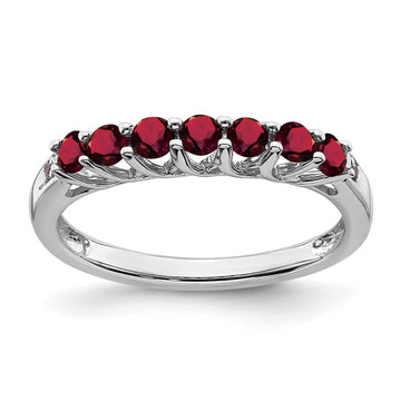 Gemstone and Diamond 7-stone Ring — 0UC