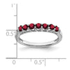 Gemstone and Diamond 7-stone Ring — 0T3