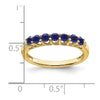 Gemstone and Diamond 7-stone Ring — 0TE