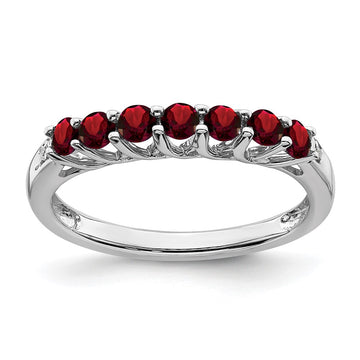 Gemstone and Diamond 7-stone Ring — 0SX