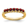 Gemstone and Diamond 7-stone Ring — 0T4