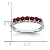 Gemstone and Diamond 7-stone Ring — 0TR