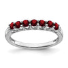 Gemstone and Diamond 7-stone Ring — 0TR