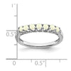 Gemstone and Diamond 7-stone Ring — 0T8
