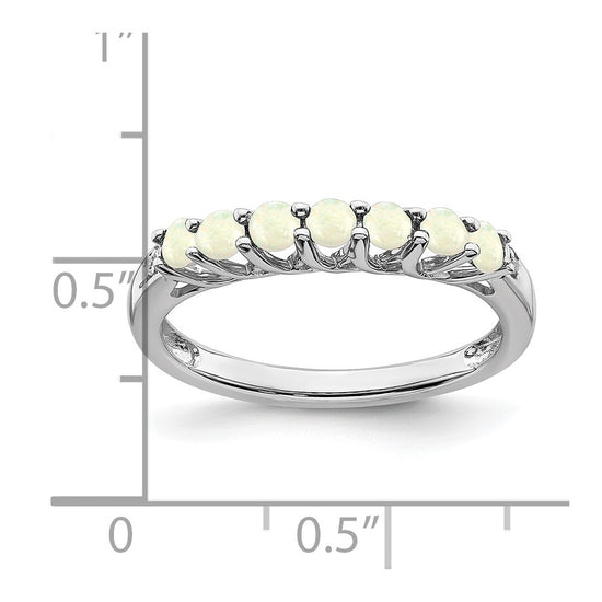 Gemstone and Diamond 7-stone Ring — 0U4