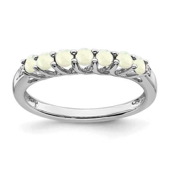 Gemstone and Diamond 7-stone Ring — 0T8