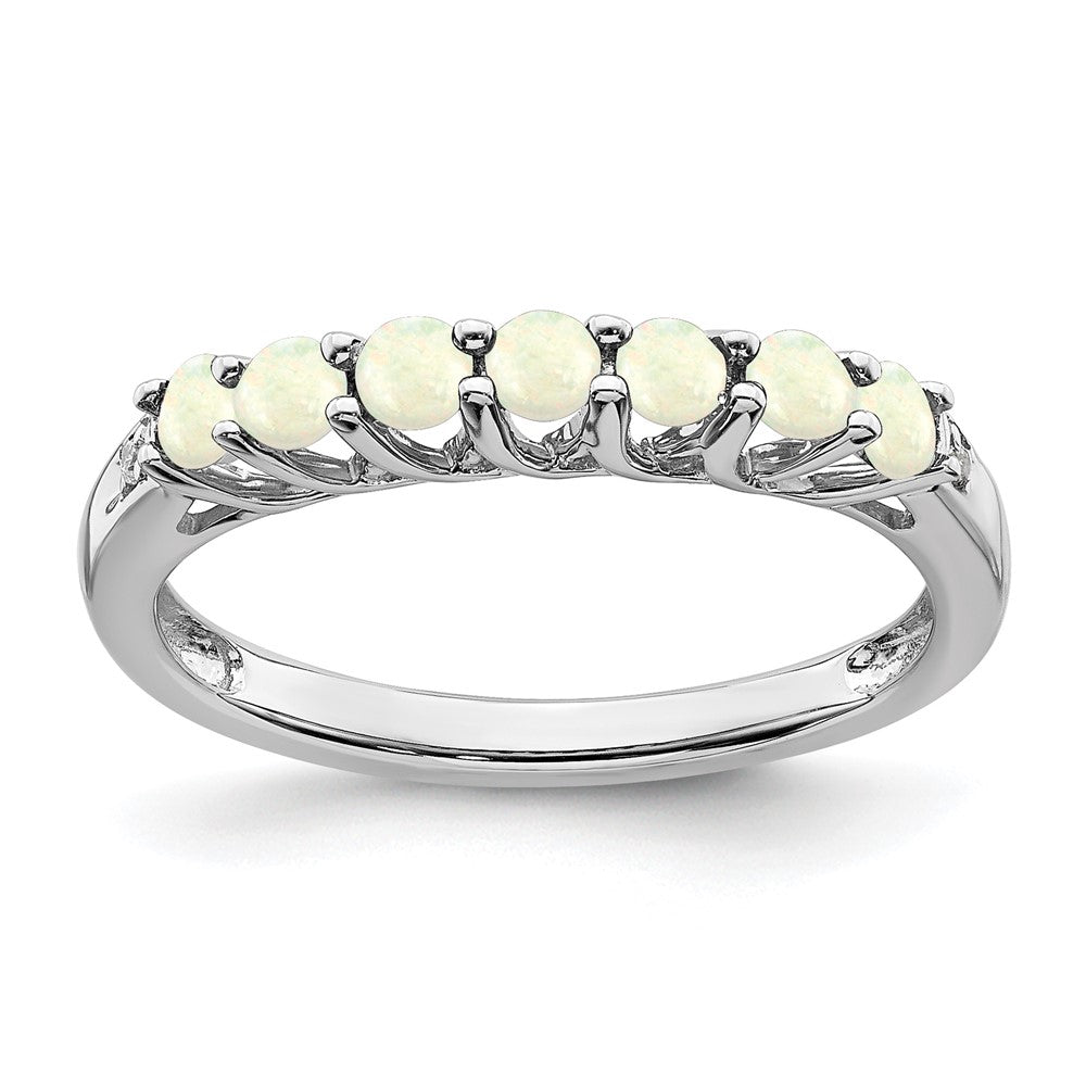 Gemstone and Diamond 7-stone Ring — 0U4