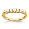 Gemstone and Diamond 7-stone Ring — 0T8