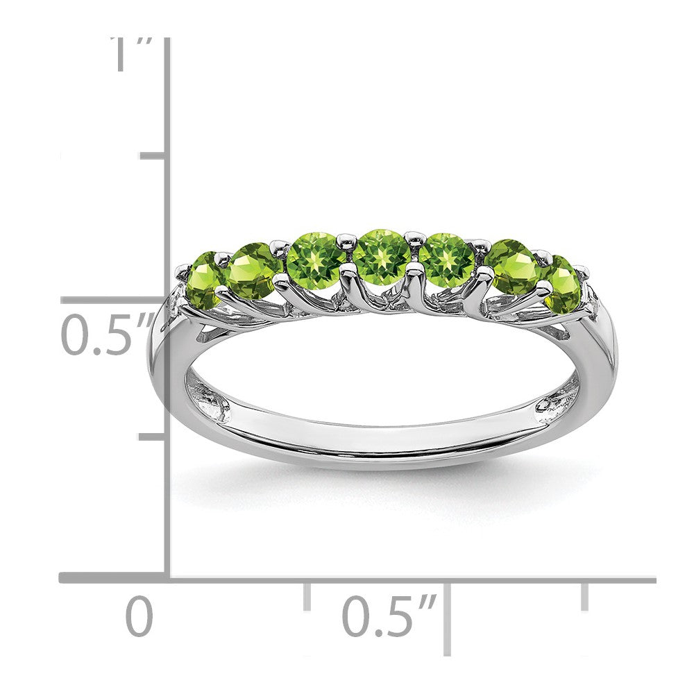 Gemstone and Diamond 7-stone Ring — 0TN