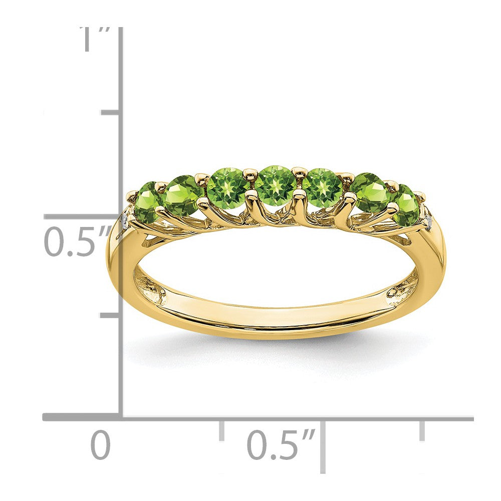 Gemstone and Diamond 7-stone Ring — 0T5