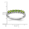 Gemstone and Diamond 7-stone Ring — 0UD