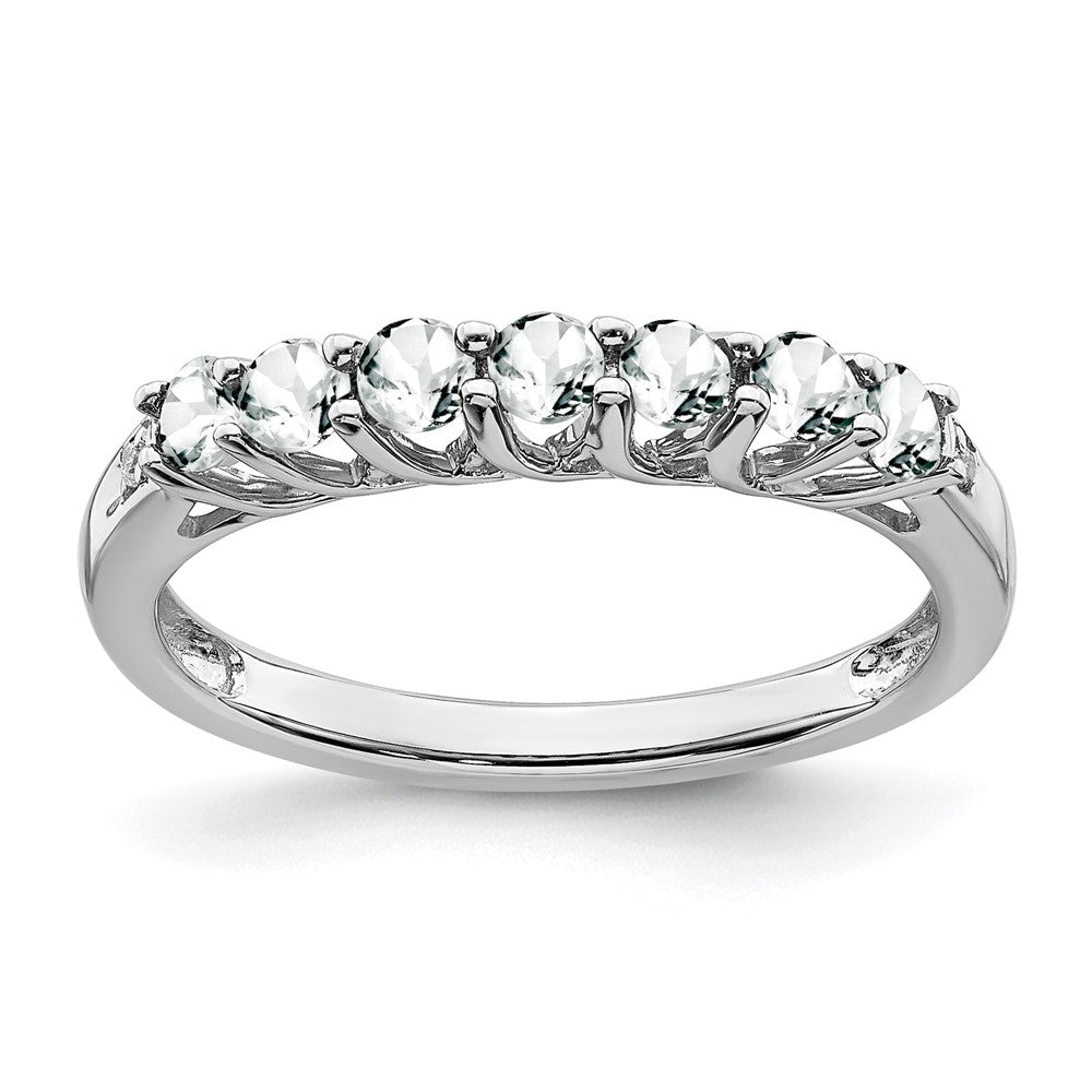 Gemstone and Diamond 7-stone Ring — 0TN