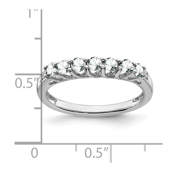 Gemstone and Diamond 7-stone Ring — 0TD