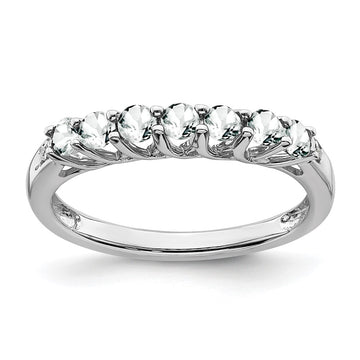 Gemstone and Diamond 7-stone Ring — 0TD