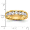 10k 1 1/2 carat Lab Grown Diamond VS/SI+ G+ Seven Stone Complete Men's Ring