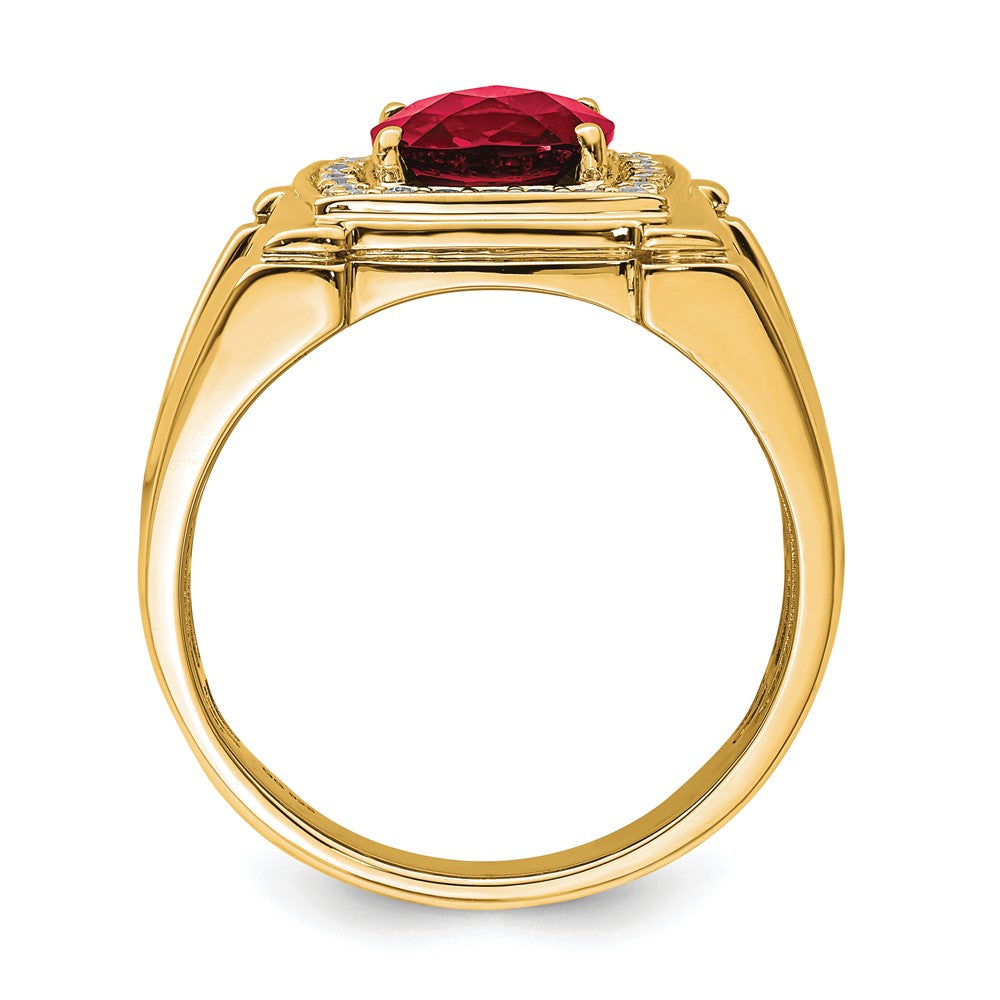 Men's Gemstone and Diamond Rings