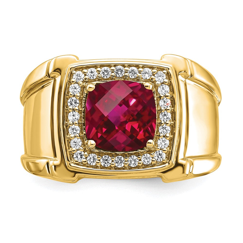 Men's Gemstone and Diamond Rings