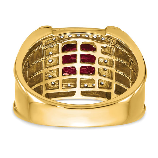 Men's Gemstone and Diamond Rings