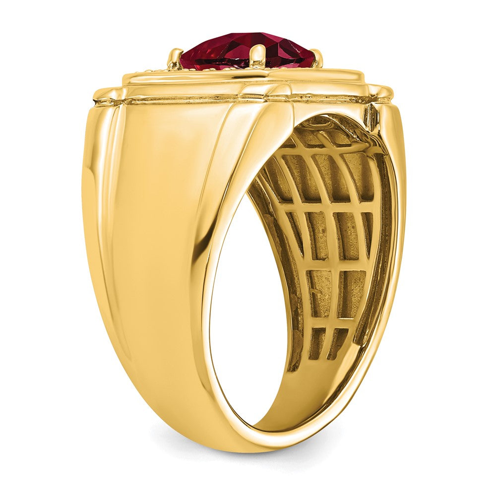 Men's Gemstone and Diamond Rings
