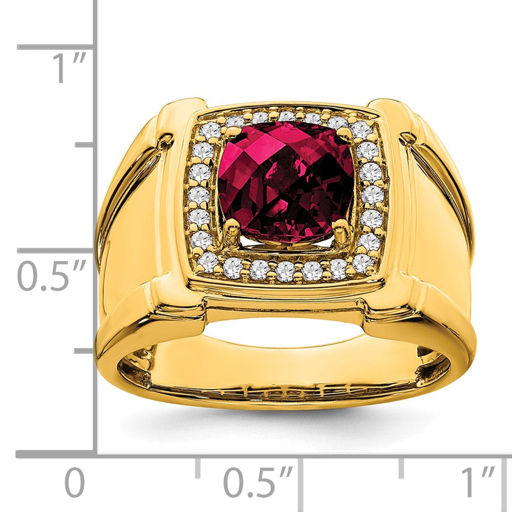 Men's Gemstone and Diamond Rings