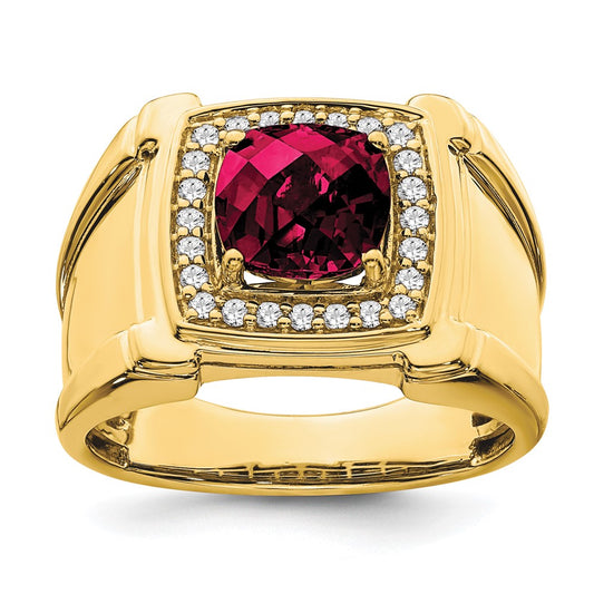 Men's Gemstone and Diamond Rings