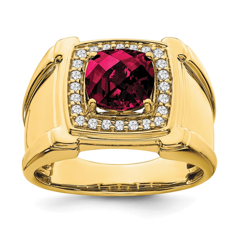 Men's Gemstone and Diamond Rings