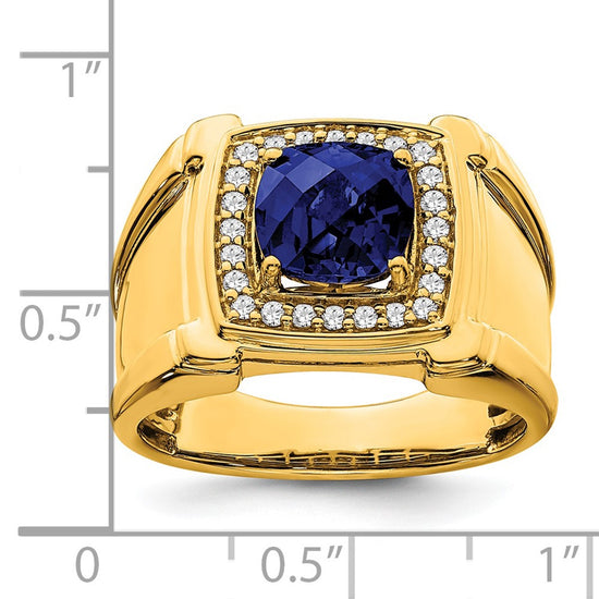 Men's Gemstone and Diamond Rings