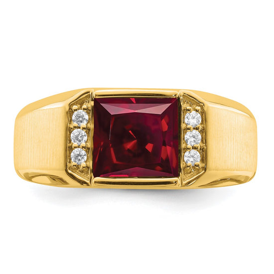 Men's Gemstone and Diamond Rings
