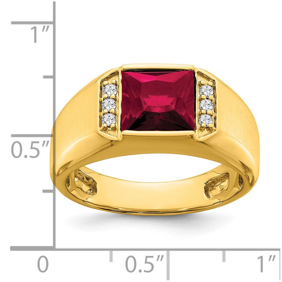 Men's Gemstone and Diamond Rings