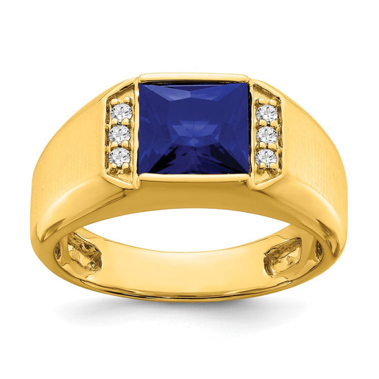 Men's Gemstone and Diamond Rings