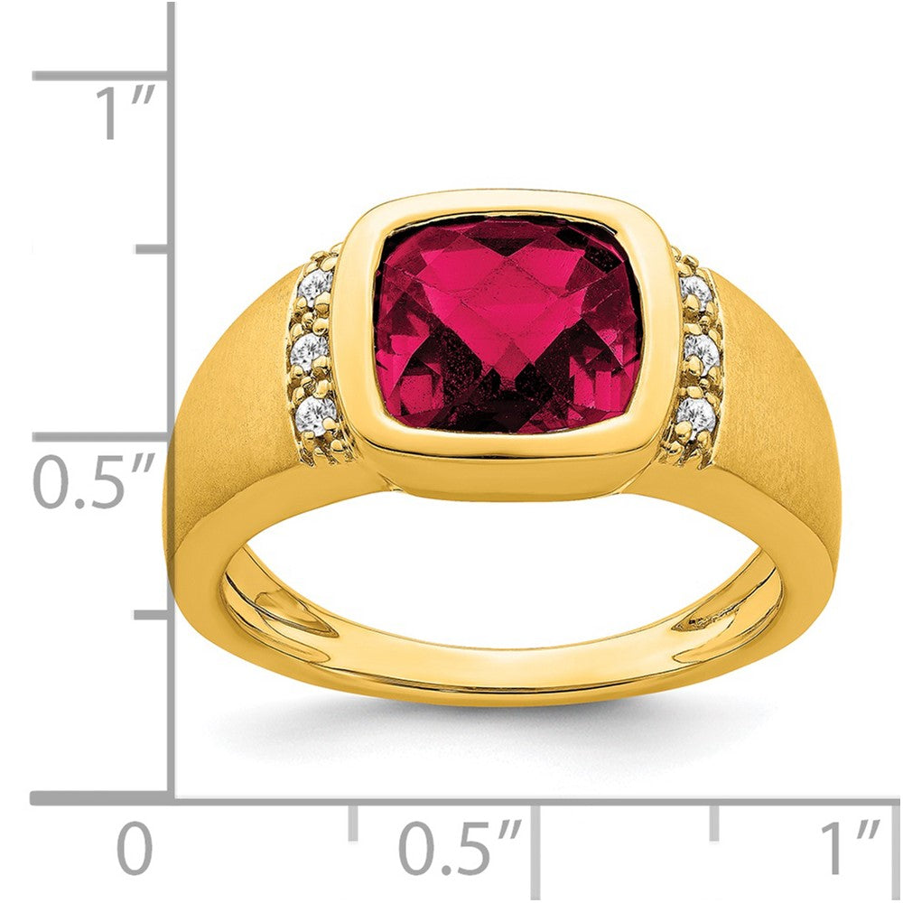 Men's Gemstone and Diamond Rings