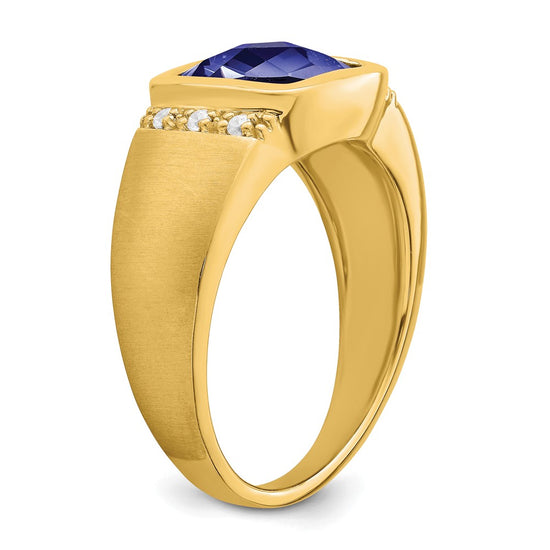 Men's Gemstone and Diamond Rings