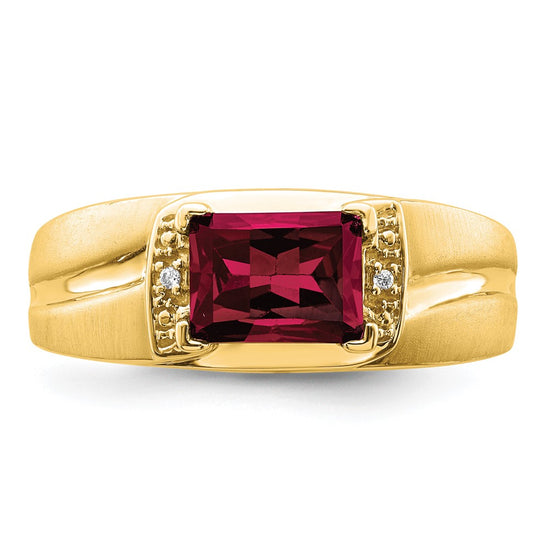 Men's Gemstone and Diamond Rings