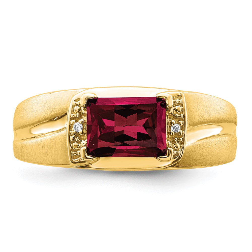 Men's Gemstone and Diamond Rings