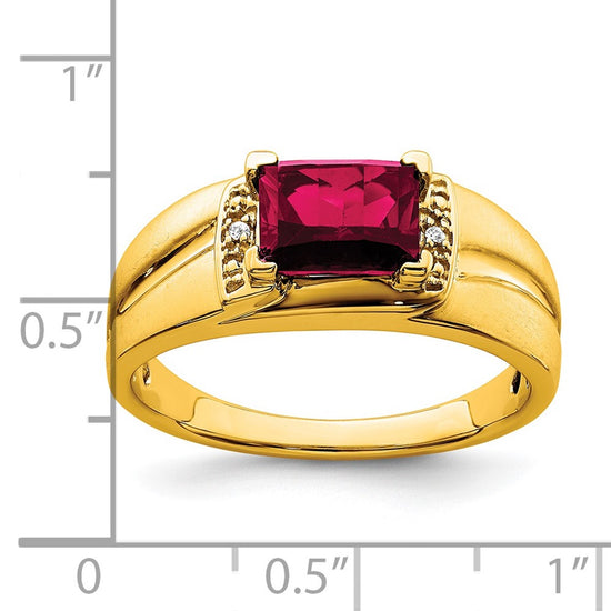 Men's Gemstone and Diamond Rings